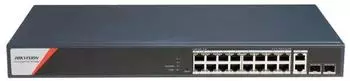 Hikvision DS-3E1520HP-SI Managed PoE+ Switch Gigabit, 16x PoE+, 2x Uplink (DS-3E1520HP-SI-16P2T2F)