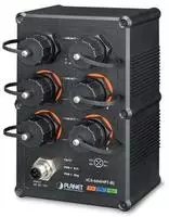 PLANET Industrial IP67 Rated 4-Port 10/100/1000T 802.3at
