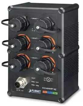 Planet IGS-604HPT-RJ Industrieller Managed Switch 6-Port Gigabit PoE IP67 (IGS-604HPT-RJ)
