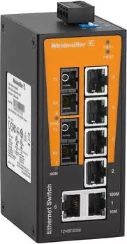 Weidmüller IE-SW-BL08-6TX-2SCS Industrie-Ethernet-Switch 10/100MBit/s (1412110000)