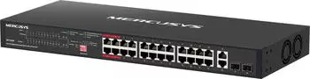 MERCUSYS MS128GP Gigabit-Netzwerk-Switch 28-Port PoE 1U Rack (MS128GP)
