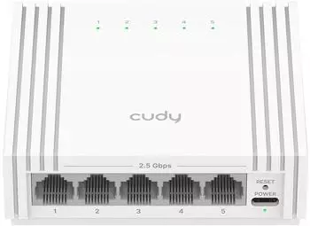 Cudy HS105U 5-Port 2,5G Easy-Managed Switch USB-C (HS105U)