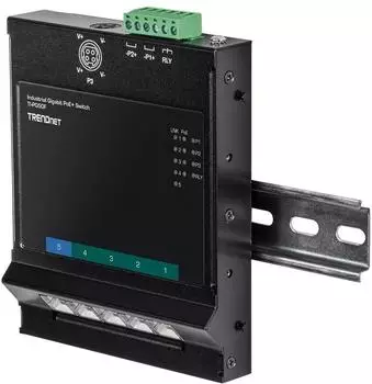 TRENDnet TI-PG50F Industrie Switch 5-Port Gigabit PoE+ unmanaged (TI-PG50F)