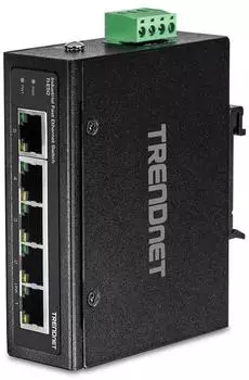 TRENDnet TI-E50 Industrieller Unmanaged Switch, 5-Port Fast Ethernet (TI-E50)