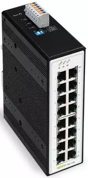 Wago Industrial-Switch 16-Port 1000Base-T, erweiterter Temperaturbereich (852-1106)