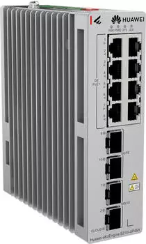 Huawei S210I-8P4SX Switch 8x1Gbps PoE+ DIN Rail (98012933)