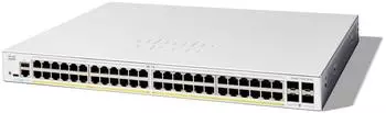 Cisco Systems Catalyst 1300 48-Port GE Full PoE 4x1G SFP Switch, verwaltet L2/L3 (C1300-48FP-4G)