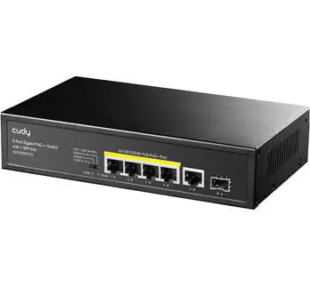Cudy GS1005PTS1 Switch 6-Port Gigabit Ethernet PoE+ SFP (GS1005PTS1)