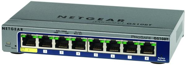 Netgear 8-Port Gigabit Switch (GS108Tv2)