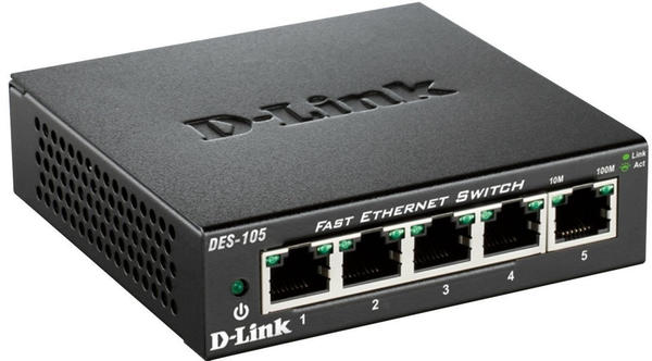 D-Link 5-port Fast Ethernet Switch (DES-105)