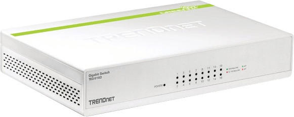 TRENDnet 16-Port GREENnet Gigabit Switch (TEG-S16D)