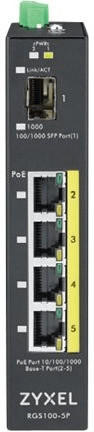 Zyxel 5-Port Gigabit PoE Switch (RGS100-5P)