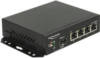 DeLock - Switch - 4 x 10/100/1000 + 1 x SFP