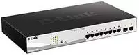 D-Link DGS-1210-10MP/E, D-Link DGS-1210-10MP Smart Managed Switch 8x Gigabit Ethernet