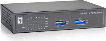 Level One 16-Port Fast Ethernet PoE Switch (FEP-1600W90)