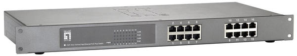 Level One 16-Port Fast Ethernet PoE+ Switch (FEP-1612W120)