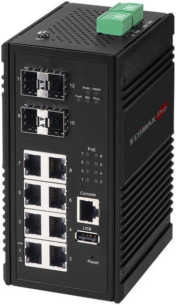 Edimax 8-Port Gigabit PoE+ Switch (IGS-5408P)