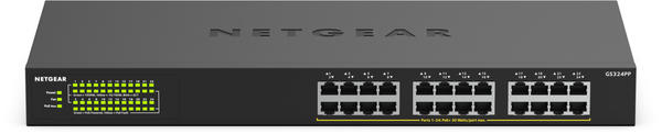 Netgear 24-Port Gigabit PoE+ Switch (GS324PP)