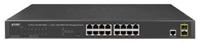 Planet GS-4210-16T2S - Switch - managed - 16 x 10/100/1000 + 2 x SFP - Desktop -