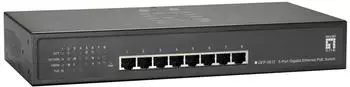Level One 8-Port Gigabit PoE Switch (GEP-0812)