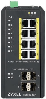 Zyxel 12-Port Gigabit PoE Switch (RGS200-12P)