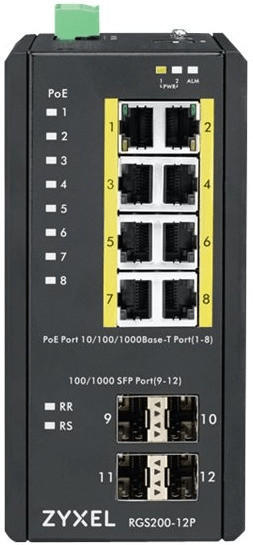 Zyxel 12-Port Gigabit PoE Switch (RGS200-12P)