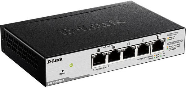 D-Link 5-Port Gigabit PoE Switch (DGS-1100-05PD)