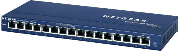 Netgear 16-Port Fast Ethernet Switch (FS116)