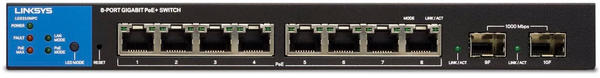 Linksys 8-Port Managed Gigabit-PoE+-Switch (LGS310MPC-EU)