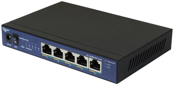 Allnet 5-Port 2.5GBit PoE Switch (ALL-SG8005P-2.5G)