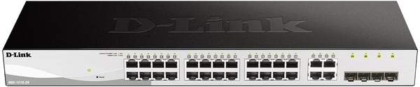 D-Link 28-Port Layer2 Smart Managed Gigabit Switch (DGS-1210-28/E)