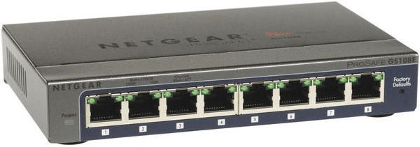 Netgear 8-Port Gigabit Switch (GS108Ev1)