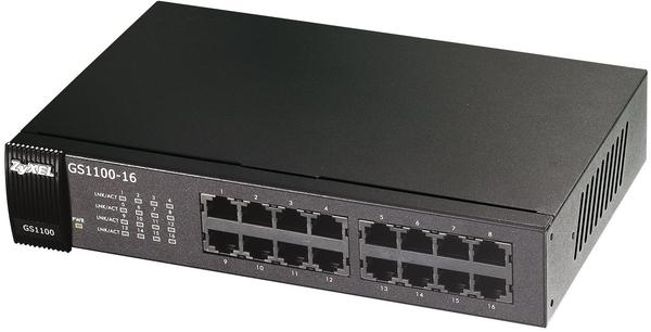 Zyxel 16-Port Gigabit Switch (GS1100-16)