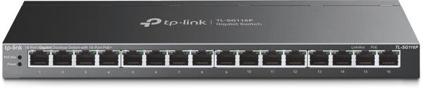 TP-Link 16-Port Gigabit PoE+ Switch (TL-SG116P)