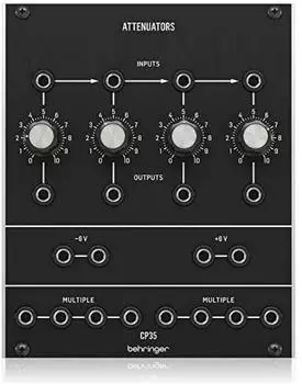 Behringer CP35 ATTENUATORS Legendäres analoges Attenuator- und Multiples-Modul für Eurorack