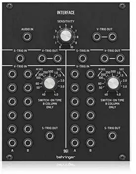 Behringer 961 INTERFACE Legendary Analog Multi Channel Trigger Converter Module für Eurorack