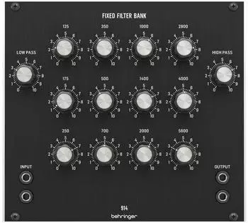 Behringer 914 Fixed Filter Bank Analoges Eurorack-Modul (914 FIXED FILTER BANK)