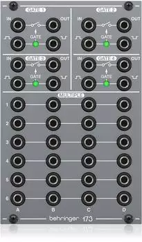 Behringer 173 Quad Gate/Multiples analoges Eurorack-Modul (P0DWA)