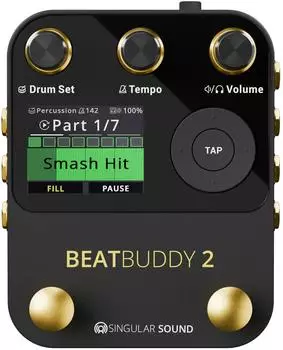 Singular Sound BeatBuddy Mini 2 Drum-Effektpedal, 9 Drumsets, 24 Genres