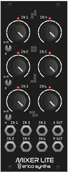 Erica Synths Drum Mixer Lite - Modularsynthesizer-Mixer