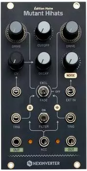 Erica Synths Mutant Hi-Hats Drum-Modul für modularen Synthesizer (Mutant Hi-Hats)