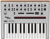 Korg Synthesizer (Synthesizer, Analog Synthesizer), monologue silver -...