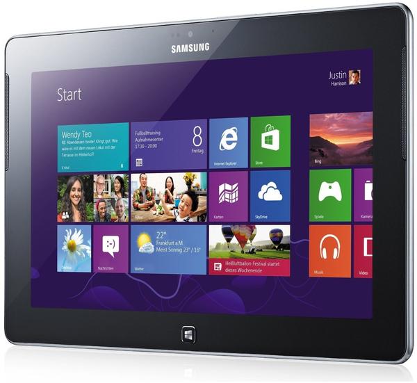 Tablet Software & Energiemerkmale Samsung Ativ Tab (GT-P8510)