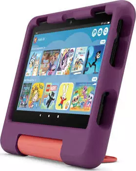 Amazon Fire HD 8 Kids violett (2024) – Vielseitige Lern- und Unterhaltungsmöglichkeiten