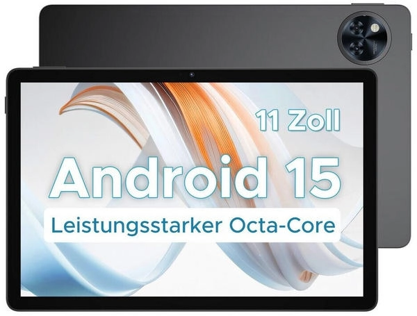 Junfire Silikonhülle Für DOOGEE U11 Pro / U11 Tablet 11 Zoll – Mit Standfuß, Stoßfest, Blau