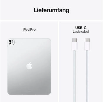 Apple iPad Pro 13 256GB 5G Silber 2025 – Vielseitigkeit trifft auf Mobilität