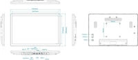 ALLNET High Performance Display 40,60 cm (16 Zoll), Android 12, RK3588, NFC, PoE,