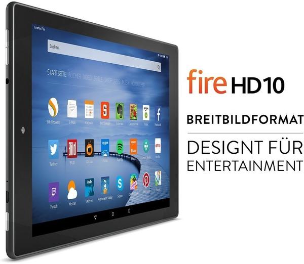  Amazon Fire HD 10 16 GB Schwarz (mit Spezialangeboten)