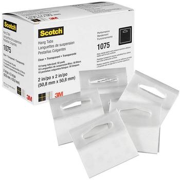 3M ScotchPad Hang-Tabs 1075, Deltalochung, 50,8 x 50,8 mm
