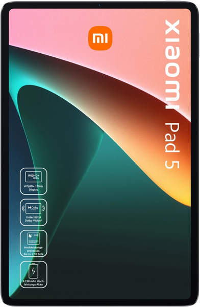 Android-Tablet Konnektivität & Eigenschaften Xiaomi Pad 5 128GB grau